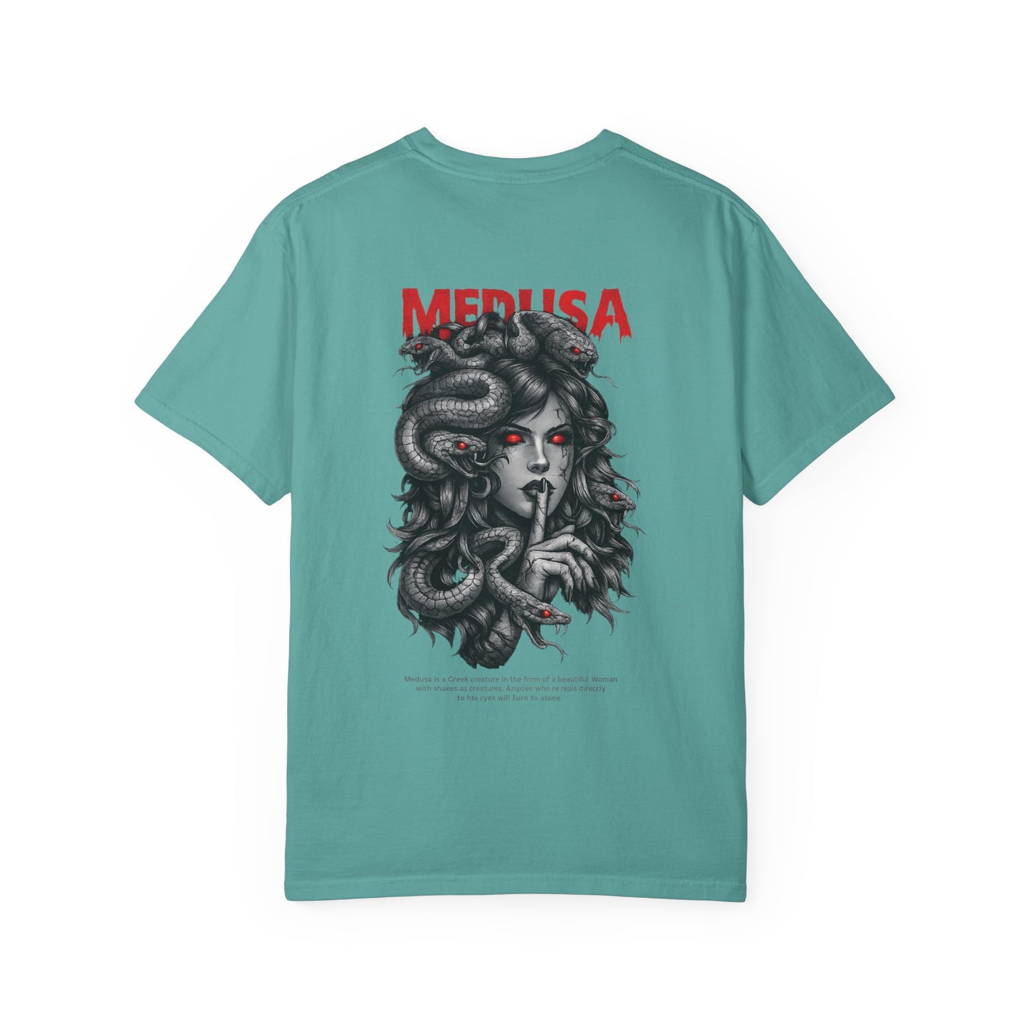 Medusa Graphic T-Shirt — Mythic Snake-Head Illustration