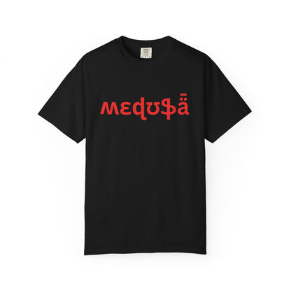 Medusa Graphic T-Shirt — Mythic Snake-Head Illustration