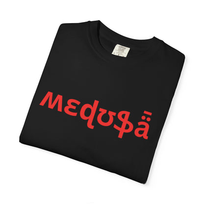Medusa Graphic T-Shirt — Mythic Snake-Head Illustration